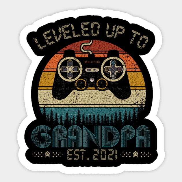 Grandpa  Blessed to Be Called Grandpa Sticker by TeeBlade